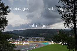 Sergio Perez (MEX) Sahara Force India F1 VJM10. 26.08.2017. Formula 1 World Championship, Rd 12, Belgian Grand Prix, Spa Francorchamps, Belgium, Qualifying Day.