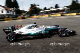 Lewis Hamilton (GBR) Mercedes AMG F1 W08. 26.08.2017. Formula 1 World Championship, Rd 12, Belgian Grand Prix, Spa Francorchamps, Belgium, Qualifying Day.