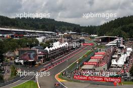 Kimi Raikkonen (FIN) Ferrari SF70H. 26.08.2017. Formula 1 World Championship, Rd 12, Belgian Grand Prix, Spa Francorchamps, Belgium, Qualifying Day.