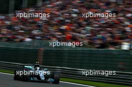 Valtteri Bottas (FIN) Mercedes AMG F1 W08. 26.08.2017. Formula 1 World Championship, Rd 12, Belgian Grand Prix, Spa Francorchamps, Belgium, Qualifying Day.