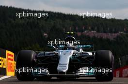 Valtteri Bottas (FIN) Mercedes AMG F1 W08. 26.08.2017. Formula 1 World Championship, Rd 12, Belgian Grand Prix, Spa Francorchamps, Belgium, Qualifying Day.