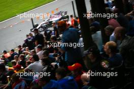 Sergio Perez (MEX) Sahara Force India F1 VJM10. 26.08.2017. Formula 1 World Championship, Rd 12, Belgian Grand Prix, Spa Francorchamps, Belgium, Qualifying Day.