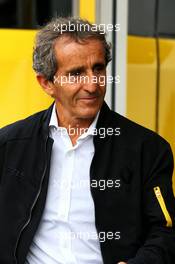Alain Prost (FRA) Renault Sport F1 Team Special Advisor. 27.08.2017. Formula 1 World Championship, Rd 12, Belgian Grand Prix, Spa Francorchamps, Belgium, Race Day.