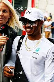 Lewis Hamilton (GBR) Mercedes AMG F1. 27.08.2017. Formula 1 World Championship, Rd 12, Belgian Grand Prix, Spa Francorchamps, Belgium, Race Day.