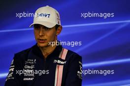 Esteban Ocon (FRA) Sahara Force India F1 Team in the FIA Press Conference. 24.08.2017. Formula 1 World Championship, Rd 12, Belgian Grand Prix, Spa Francorchamps, Belgium, Preparation Day.