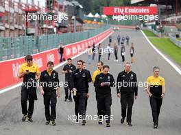 Jolyon Palmer (GBR) Renault Sport F1 Team   24.08.2017. Formula 1 World Championship, Rd 12, Belgian Grand Prix, Spa Francorchamps, Belgium, Preparation Day.