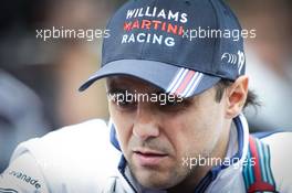 Felipe Massa (BRA) Williams with the media. 24.08.2017. Formula 1 World Championship, Rd 12, Belgian Grand Prix, Spa Francorchamps, Belgium, Preparation Day.