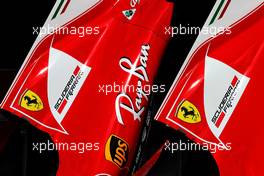 Ferrari SF70H engine covers. 24.08.2017. Formula 1 World Championship, Rd 12, Belgian Grand Prix, Spa Francorchamps, Belgium, Preparation Day.