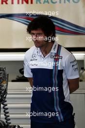 Guy Martin (GBR) Motorcycle Racer and TV Personality, with the Williams Team. 24.08.2017. Formula 1 World Championship, Rd 12, Belgian Grand Prix, Spa Francorchamps, Belgium, Preparation Day.