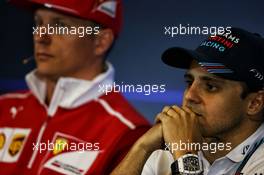 Felipe Massa (BRA) Williams in the FIA Press Conference. 24.08.2017. Formula 1 World Championship, Rd 12, Belgian Grand Prix, Spa Francorchamps, Belgium, Preparation Day.