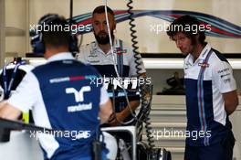 Guy Martin (GBR) Motorcycle Racer and TV Personality, with the Williams Team. 24.08.2017. Formula 1 World Championship, Rd 12, Belgian Grand Prix, Spa Francorchamps, Belgium, Preparation Day.