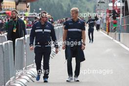 Marcus Ericsson (SWE) Sauber F1 Team. 24.08.2017. Formula 1 World Championship, Rd 12, Belgian Grand Prix, Spa Francorchamps, Belgium, Preparation Day.