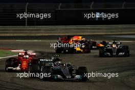 Valtteri Bottas (FIN) Mercedes AMG F1 W08. 16.04.2017. Formula 1 World Championship, Rd 3, Bahrain Grand Prix, Sakhir, Bahrain, Race Day.