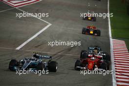 Valtteri Bottas (FIN) Mercedes AMG F1 W08. 16.04.2017. Formula 1 World Championship, Rd 3, Bahrain Grand Prix, Sakhir, Bahrain, Race Day.