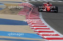 Sebastian Vettel (GER) Scuderia Ferrari  15.04.2017. Formula 1 World Championship, Rd 3, Bahrain Grand Prix, Sakhir, Bahrain, Qualifying Day.