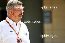 Ross Brawn (GBR) Managing Director, Motor Sports. 16.04.2017. Formula 1 World Championship, Rd 3, Bahrain Grand Prix, Sakhir, Bahrain, Race Day.