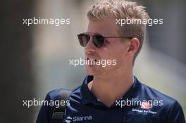 Marcus Ericsson (SWE) Sauber F1 Team. 13.04.2017. Formula 1 World Championship, Rd 3, Bahrain Grand Prix, Sakhir, Bahrain, Preparation Day.