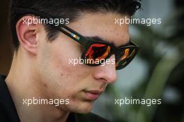 Esteban Ocon (FRA) Sahara Force India F1 Team. 13.04.2017. Formula 1 World Championship, Rd 3, Bahrain Grand Prix, Sakhir, Bahrain, Preparation Day.