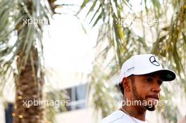 Lewis Hamilton (GBR) Mercedes AMG F1. 13.04.2017. Formula 1 World Championship, Rd 3, Bahrain Grand Prix, Sakhir, Bahrain, Preparation Day.