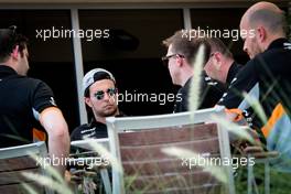 Sergio Perez (MEX) Sahara Force India F1. 13.04.2017. Formula 1 World Championship, Rd 3, Bahrain Grand Prix, Sakhir, Bahrain, Preparation Day.