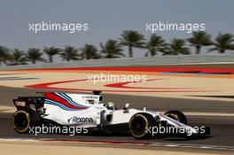 Felipe Massa (BRA) Williams FW40. 18.04.2017. Formula 1 Testing. Sakhir, Bahrain. Tuesday.