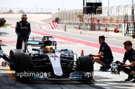 Lewis Hamilton (GBR) Mercedes AMG F1 W08. 18.04.2017. Formula 1 Testing. Sakhir, Bahrain. Tuesday.