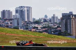 Fernando Alonso (ESP) McLaren MCL32. 10.11.2017. Formula 1 World Championship, Rd 19, Brazilian Grand Prix, Sao Paulo, Brazil, Practice Day.