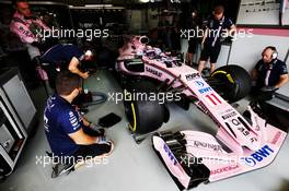 Sergio Perez (MEX) Sahara Force India F1 VJM10. 10.11.2017. Formula 1 World Championship, Rd 19, Brazilian Grand Prix, Sao Paulo, Brazil, Practice Day.