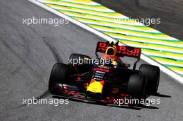 Max Verstappen (NLD) Red Bull Racing RB13. 10.11.2017. Formula 1 World Championship, Rd 19, Brazilian Grand Prix, Sao Paulo, Brazil, Practice Day.