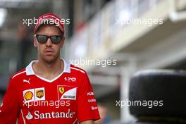 Sebastian Vettel (GER) Scuderia Ferrari  10.11.2017. Formula 1 World Championship, Rd 19, Brazilian Grand Prix, Sao Paulo, Brazil, Practice Day.