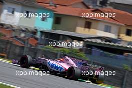 George Russell (GBR) Sahara Force India F1  10.11.2017. Formula 1 World Championship, Rd 19, Brazilian Grand Prix, Sao Paulo, Brazil, Practice Day.