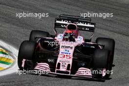 George Russell (GBR) Sahara Force India F1 VJM10 Test Driver. 10.11.2017. Formula 1 World Championship, Rd 19, Brazilian Grand Prix, Sao Paulo, Brazil, Practice Day.