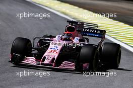 George Russell (GBR) Sahara Force India F1 VJM10 Test Driver. 10.11.2017. Formula 1 World Championship, Rd 19, Brazilian Grand Prix, Sao Paulo, Brazil, Practice Day.