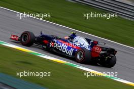 Pierre Gasly (FRA), Scuderia Toro Rosso  10.11.2017. Formula 1 World Championship, Rd 19, Brazilian Grand Prix, Sao Paulo, Brazil, Practice Day.