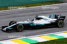 Valtteri Bottas (FIN) Mercedes AMG F1 W08. 10.11.2017. Formula 1 World Championship, Rd 19, Brazilian Grand Prix, Sao Paulo, Brazil, Practice Day.