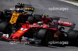 Kimi Raikkonen (FIN) Ferrari SF70H. 10.11.2017. Formula 1 World Championship, Rd 19, Brazilian Grand Prix, Sao Paulo, Brazil, Practice Day.