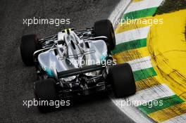 Valtteri Bottas (FIN) Mercedes AMG F1 W08. 10.11.2017. Formula 1 World Championship, Rd 19, Brazilian Grand Prix, Sao Paulo, Brazil, Practice Day.