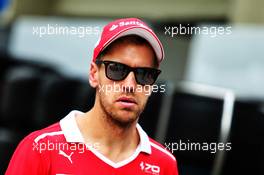 Sebastian Vettel (GER) Ferrari. 10.11.2017. Formula 1 World Championship, Rd 19, Brazilian Grand Prix, Sao Paulo, Brazil, Practice Day.