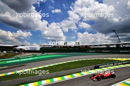 Sebastian Vettel (GER) Ferrari SF70H. 10.11.2017. Formula 1 World Championship, Rd 19, Brazilian Grand Prix, Sao Paulo, Brazil, Practice Day.