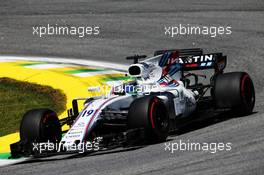 Felipe Massa (BRA) Williams FW40. 10.11.2017. Formula 1 World Championship, Rd 19, Brazilian Grand Prix, Sao Paulo, Brazil, Practice Day.