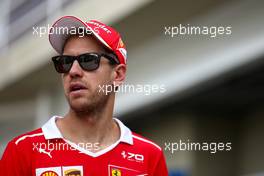 Sebastian Vettel (GER) Scuderia Ferrari  10.11.2017. Formula 1 World Championship, Rd 19, Brazilian Grand Prix, Sao Paulo, Brazil, Practice Day.