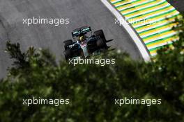 Lewis Hamilton (GBR) Mercedes AMG F1 W08. 10.11.2017. Formula 1 World Championship, Rd 19, Brazilian Grand Prix, Sao Paulo, Brazil, Practice Day.