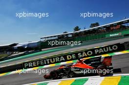 Fernando Alonso (ESP) McLaren MCL32. 10.11.2017. Formula 1 World Championship, Rd 19, Brazilian Grand Prix, Sao Paulo, Brazil, Practice Day.