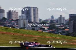 Esteban Ocon (FRA) Sahara Force India F1 VJM10. 10.11.2017. Formula 1 World Championship, Rd 19, Brazilian Grand Prix, Sao Paulo, Brazil, Practice Day.