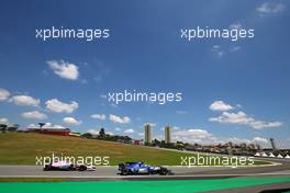 Esteban Ocon (FRA) Force India F1 and Charles Leclerc (FRA), Sauber F1 Team   10.11.2017. Formula 1 World Championship, Rd 19, Brazilian Grand Prix, Sao Paulo, Brazil, Practice Day.