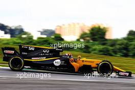 Carlos Sainz Jr (ESP) Renault Sport F1 Team RS17. 10.11.2017. Formula 1 World Championship, Rd 19, Brazilian Grand Prix, Sao Paulo, Brazil, Practice Day.