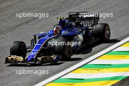 Charles Leclerc (MON) Sauber C36 Test Driver. 10.11.2017. Formula 1 World Championship, Rd 19, Brazilian Grand Prix, Sao Paulo, Brazil, Practice Day.