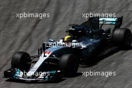 Lewis Hamilton (GBR) Mercedes AMG F1 W08. 10.11.2017. Formula 1 World Championship, Rd 19, Brazilian Grand Prix, Sao Paulo, Brazil, Practice Day.