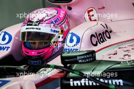 Esteban Ocon (FRA) Sahara Force India F1 VJM10. 10.11.2017. Formula 1 World Championship, Rd 19, Brazilian Grand Prix, Sao Paulo, Brazil, Practice Day.