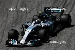 Valtteri Bottas (FIN) Mercedes AMG F1 W08. 10.11.2017. Formula 1 World Championship, Rd 19, Brazilian Grand Prix, Sao Paulo, Brazil, Practice Day.